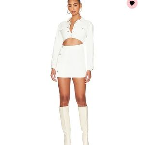 Mika button front dress superdown